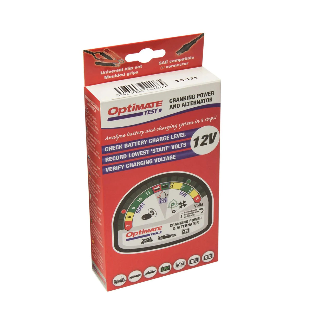 Drag Specialties Vehicle Battery Tester