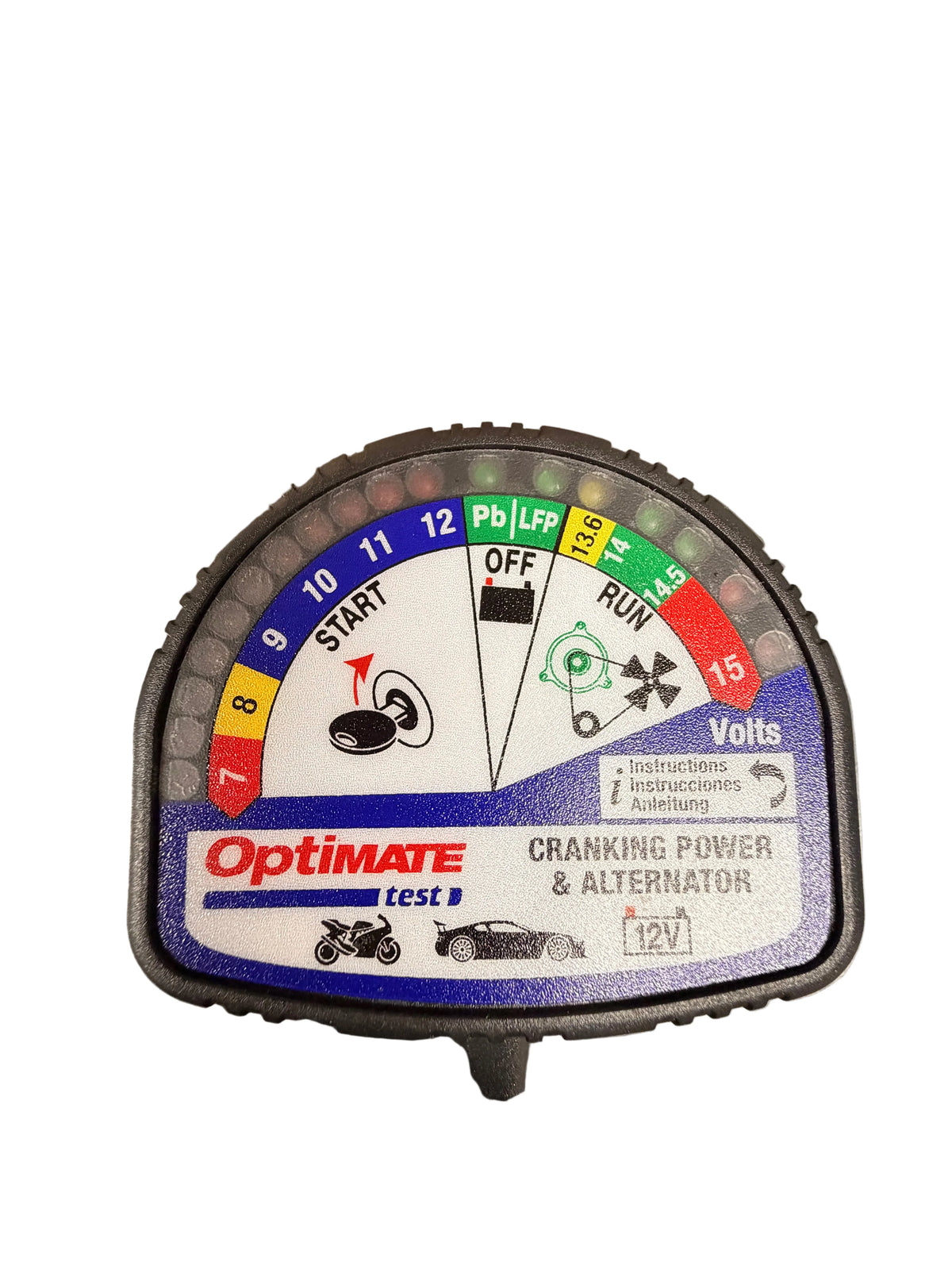 Drag Specialties Vehicle Battery Tester