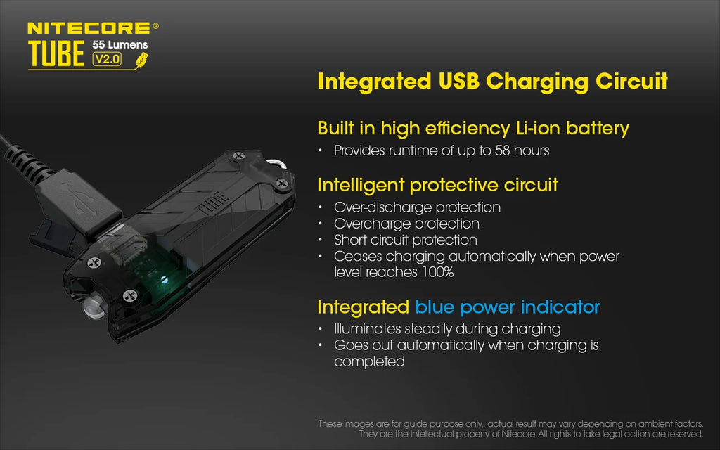 Nitecore Rechargeable Keychain Flashlight