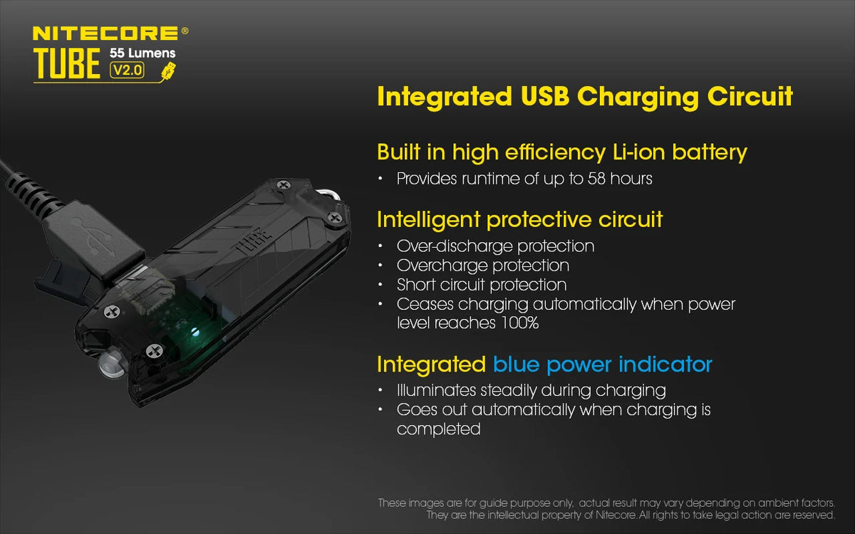 Nitecore Rechargeable Keychain Flashlight