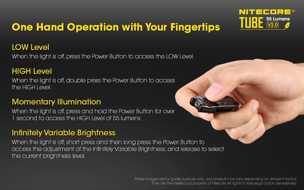 Nitecore Rechargeable Keychain Flashlight