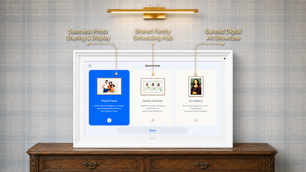TUTT Smart Digital Calendar and Photo Frame