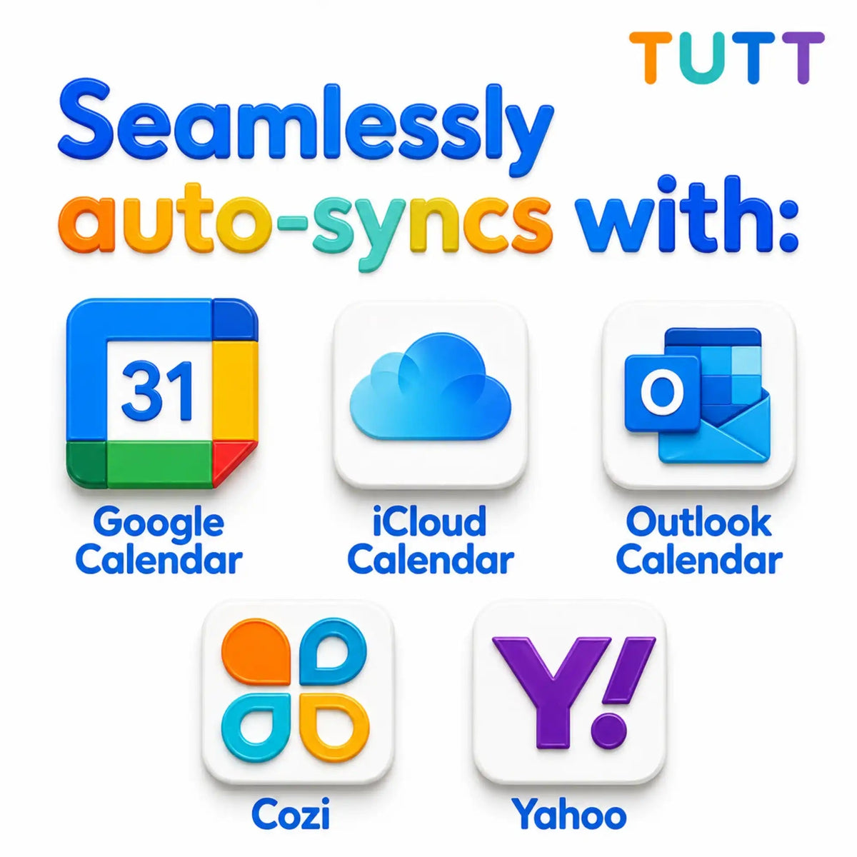 TUTT Smart Digital Calendar and Photo Frame