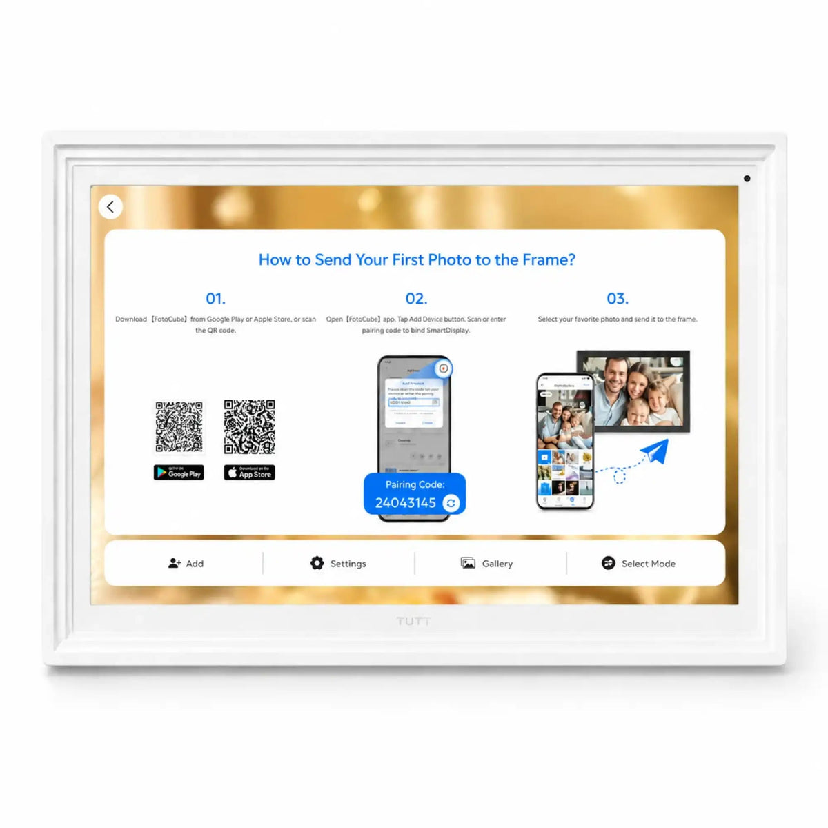 TUTT Smart Digital Calendar and Photo Frame