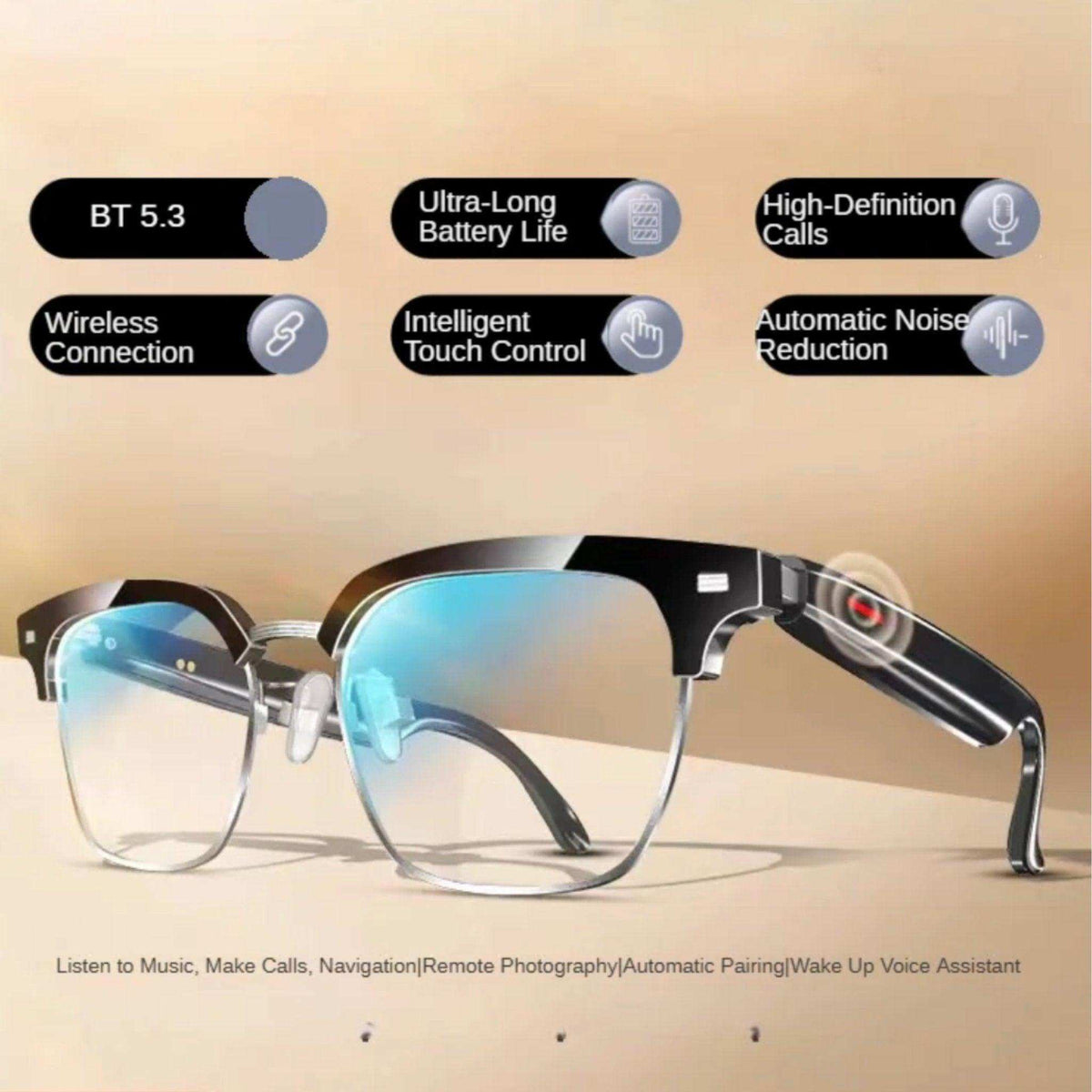 TUTT Bluetooth Audio Smart Glasses