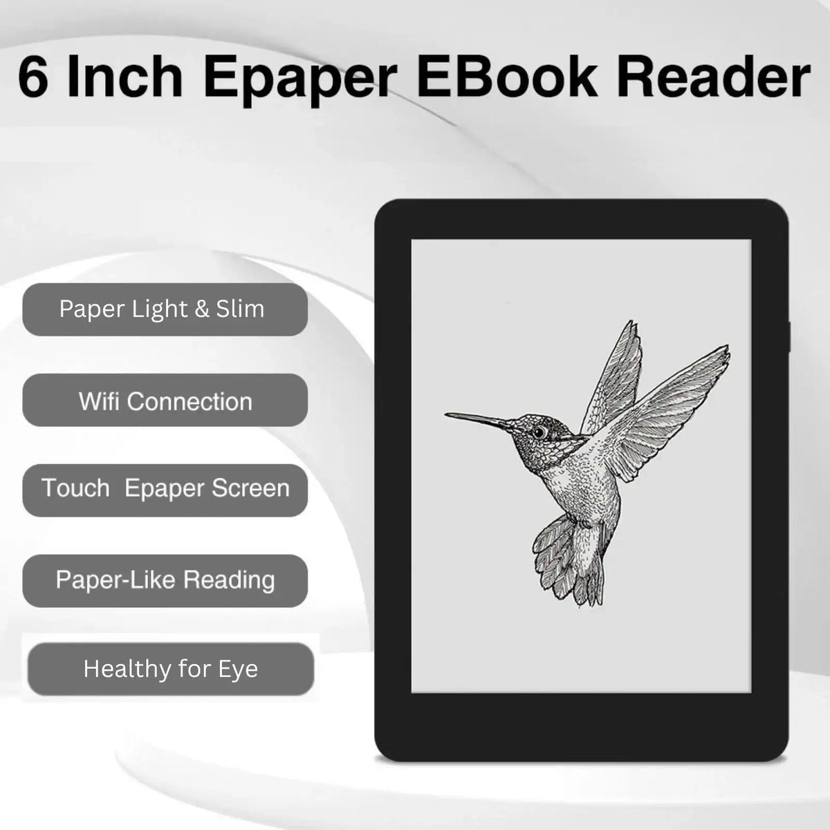 TUTT E-Ink E-Book Reader