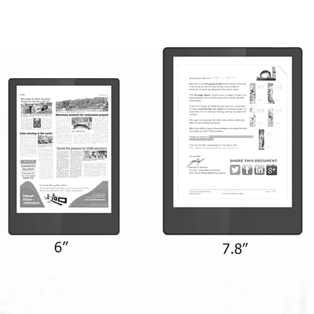 TUTT E-Ink E-Book Reader