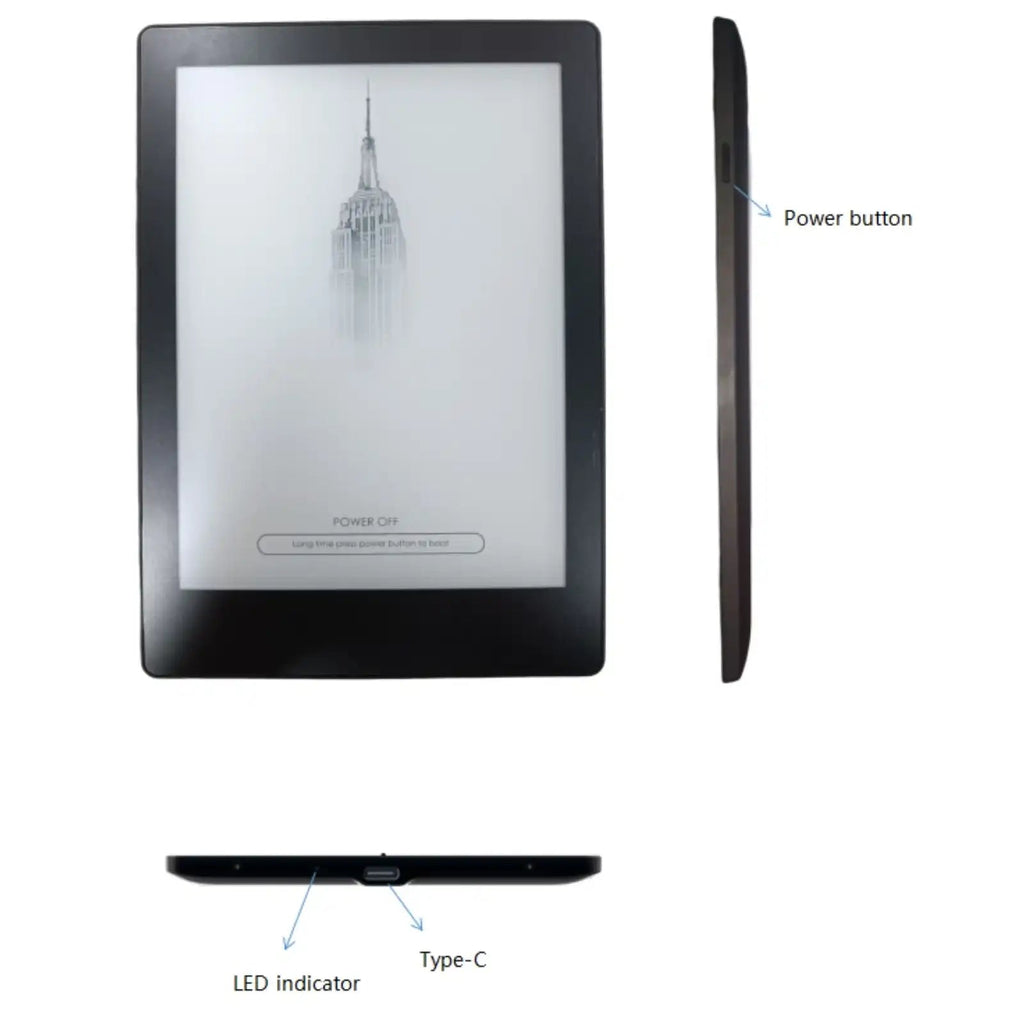 TUTT E-Ink E-Book Reader