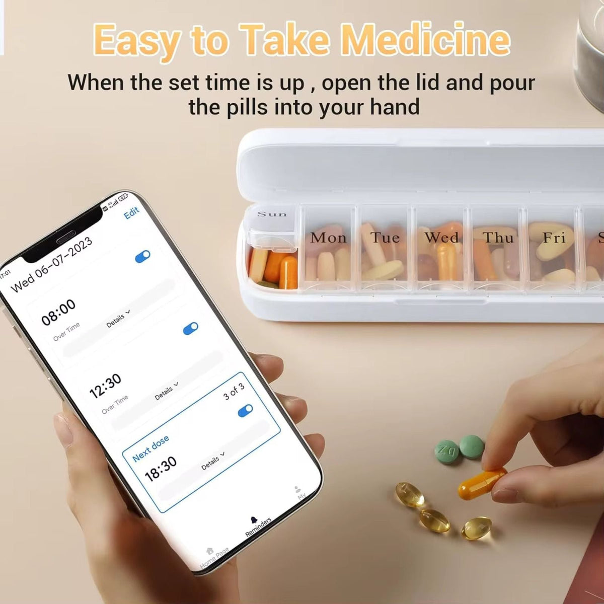 TUTT Smart Pill Organizer