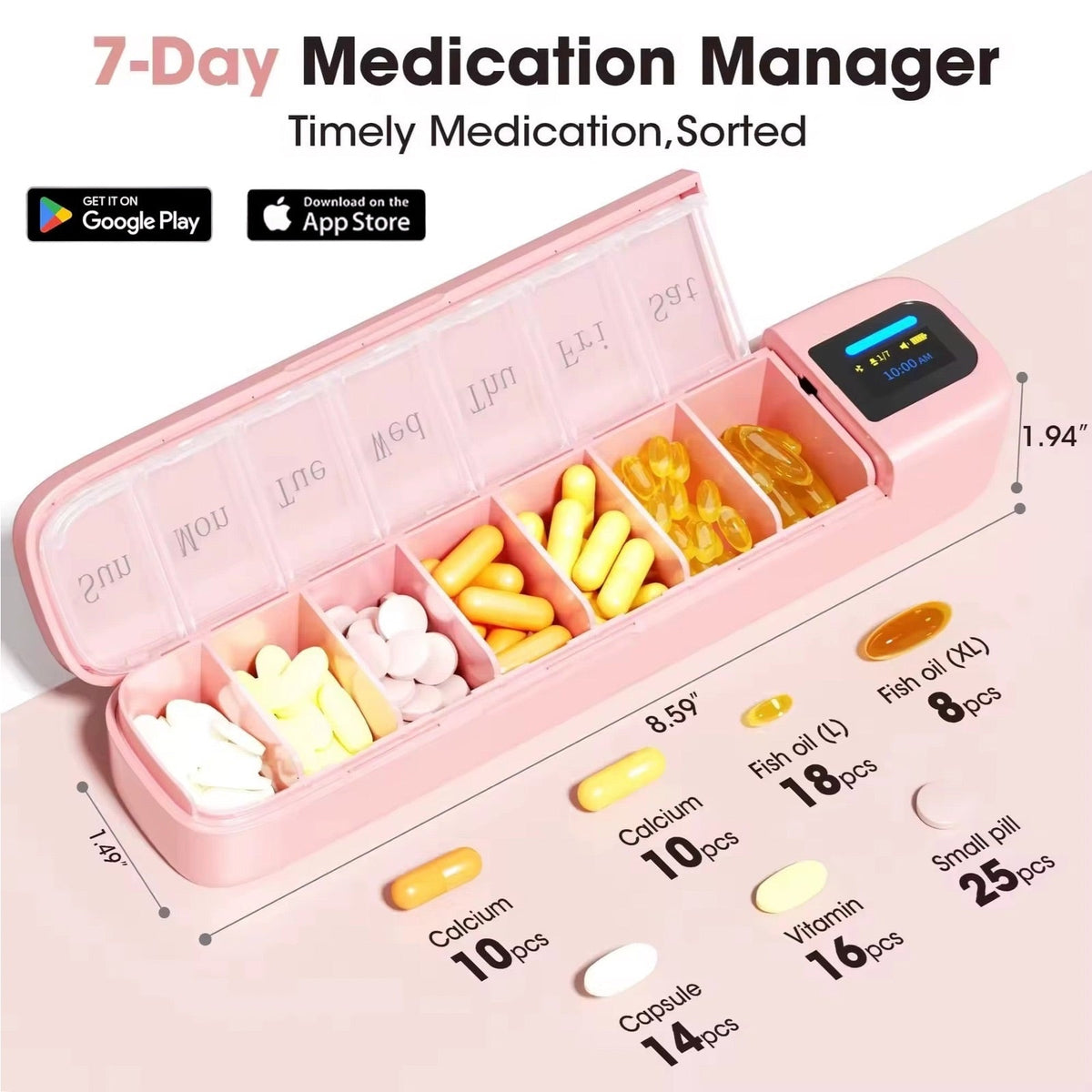 TUTT Smart Pill Organizer