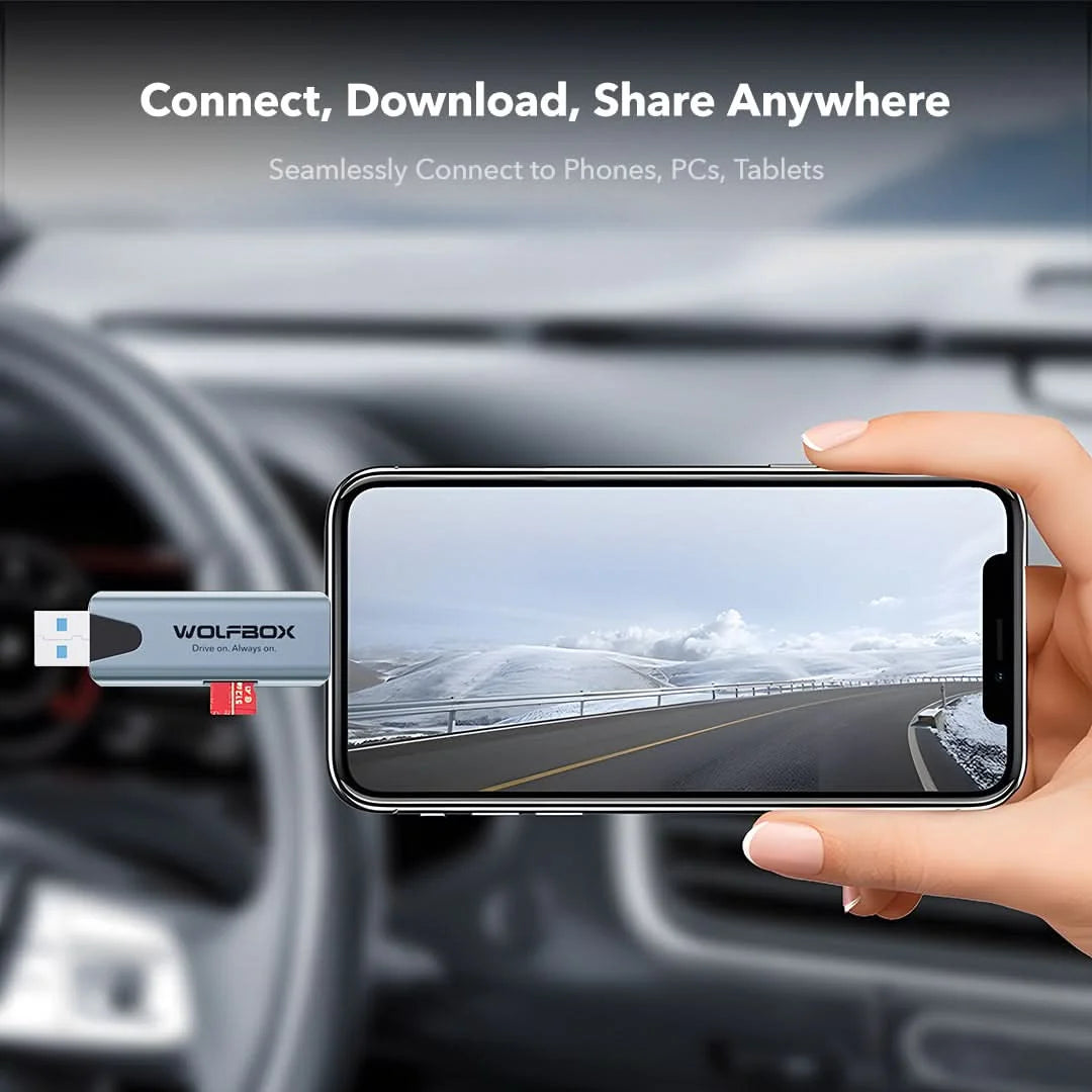 WOLFBOX Memory Card Reader