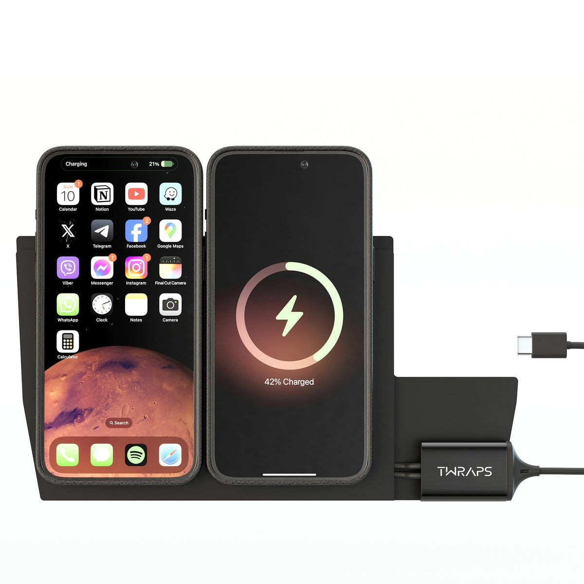 TWRAPS GMC Hummer EV Dual Wireless Car Charger