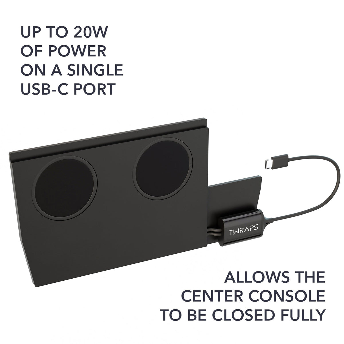 TWRAPS GMC Hummer EV Dual Wireless Car Charger