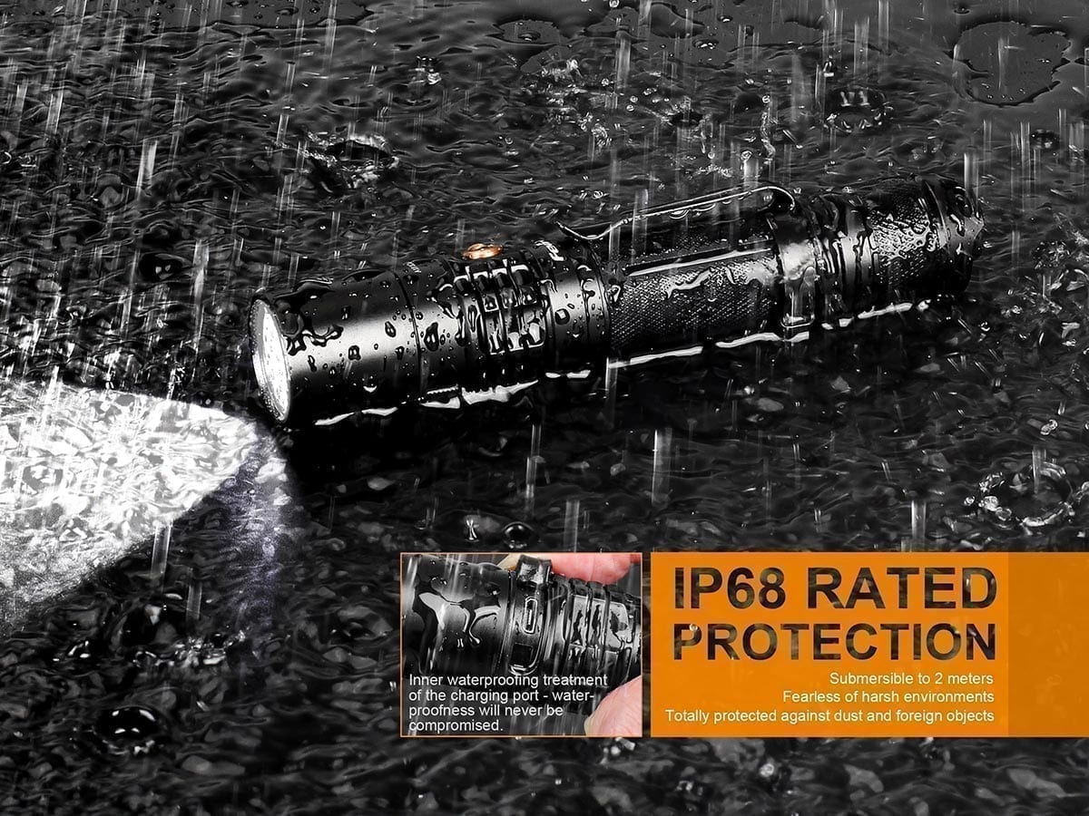 Fenix USB Rechargeable Tactical Flashlight