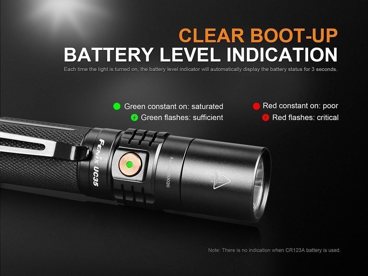 Fenix USB Rechargeable Tactical Flashlight