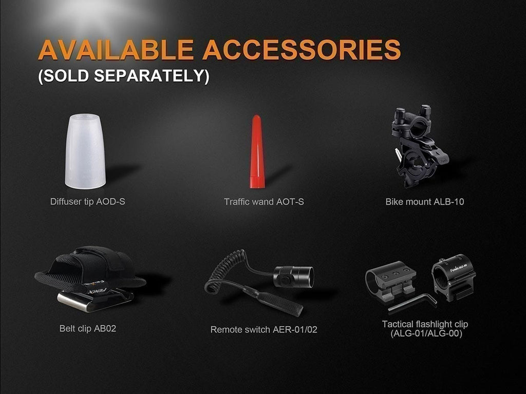 Fenix USB Rechargeable Tactical Flashlight