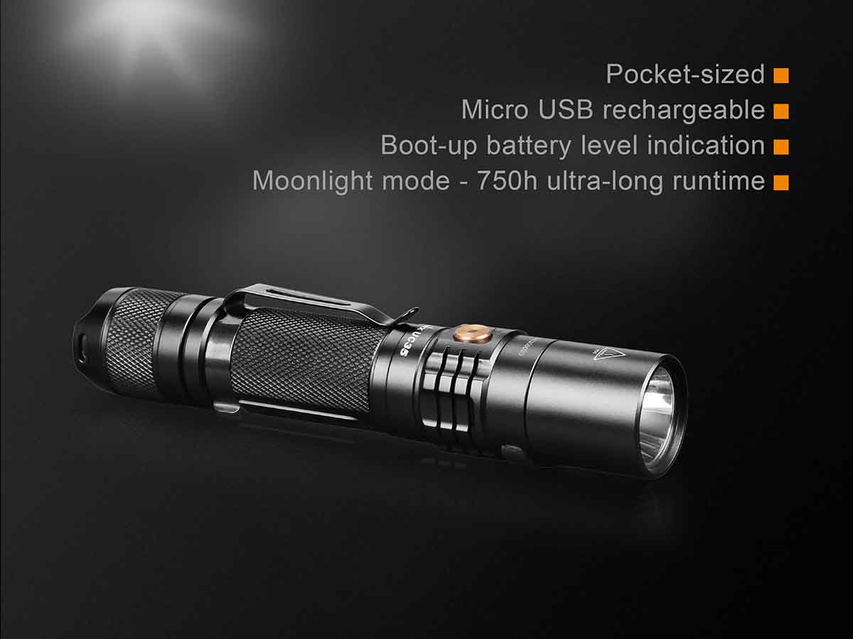 Fenix USB Rechargeable Tactical Flashlight
