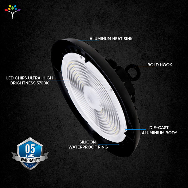 Wen Lighting LED High Bay Ceiling Fixture