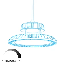 Wen Lighting Adjustable LED High Bay Fixture