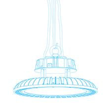 Wen Lighting Adjustable LED High Bay Fixture