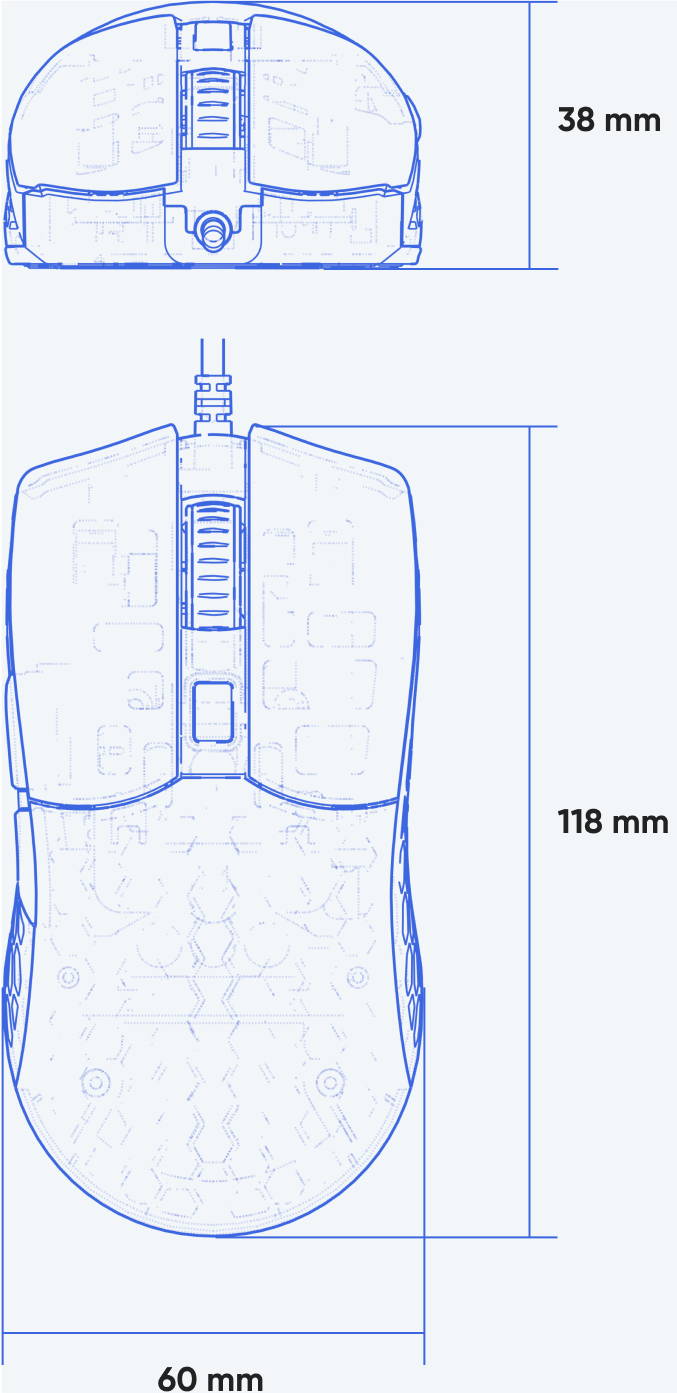 Pwnage Wired Gaming Mouse