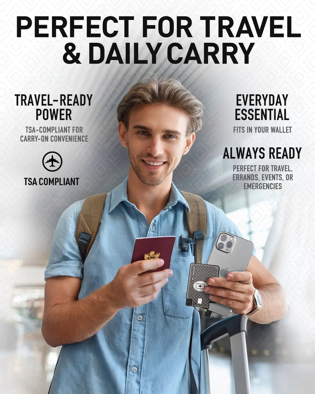 AquaVault Inc. Ultra-Thin Emergency Power Bank