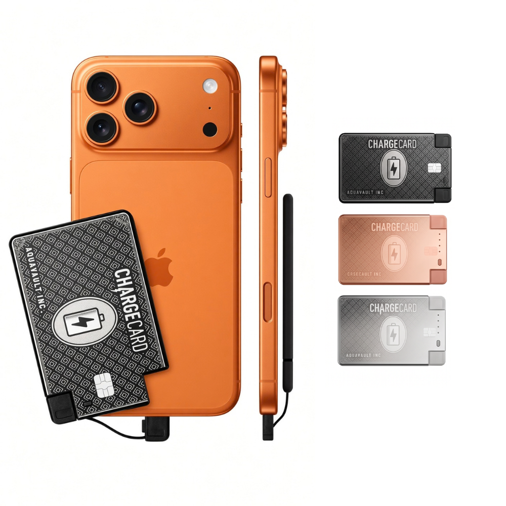 AquaVault Inc. Ultra-Thin Emergency Power Bank