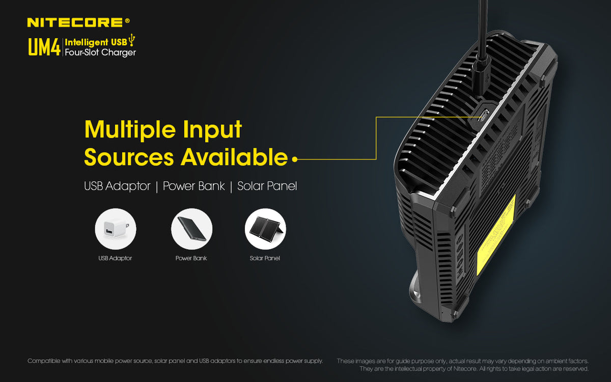 Nitecore Rechargeable Battery Charger