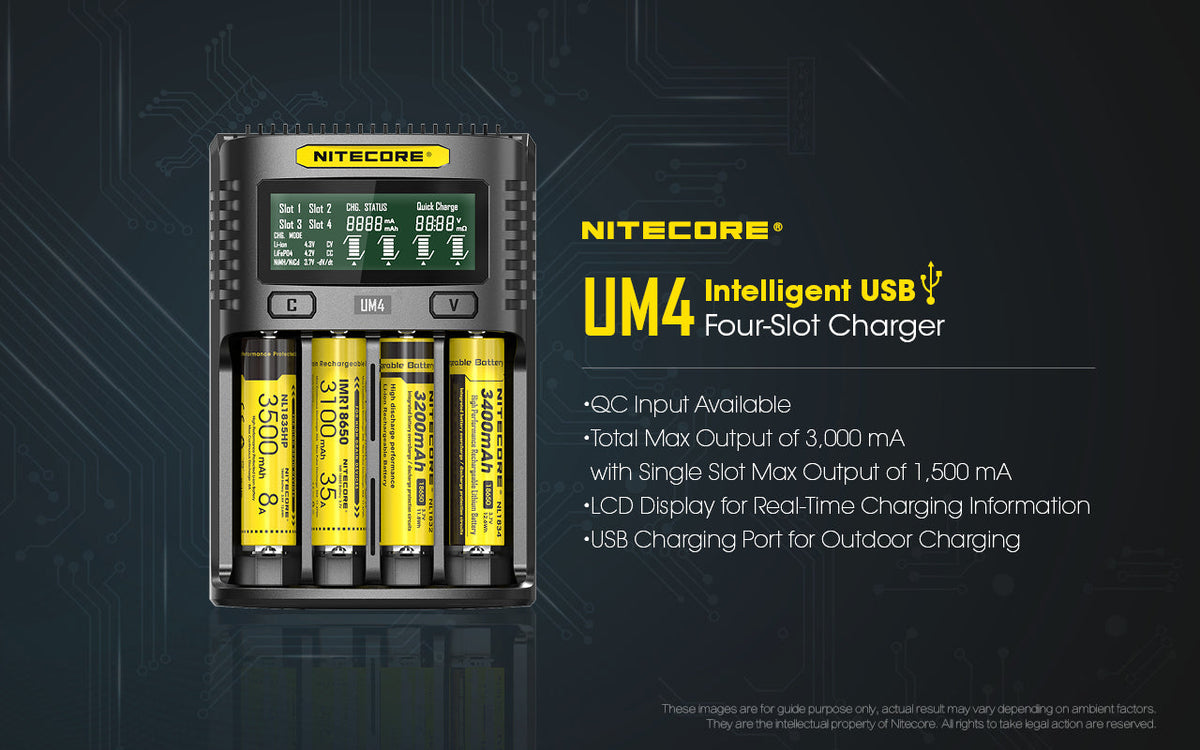 Nitecore Rechargeable Battery Charger