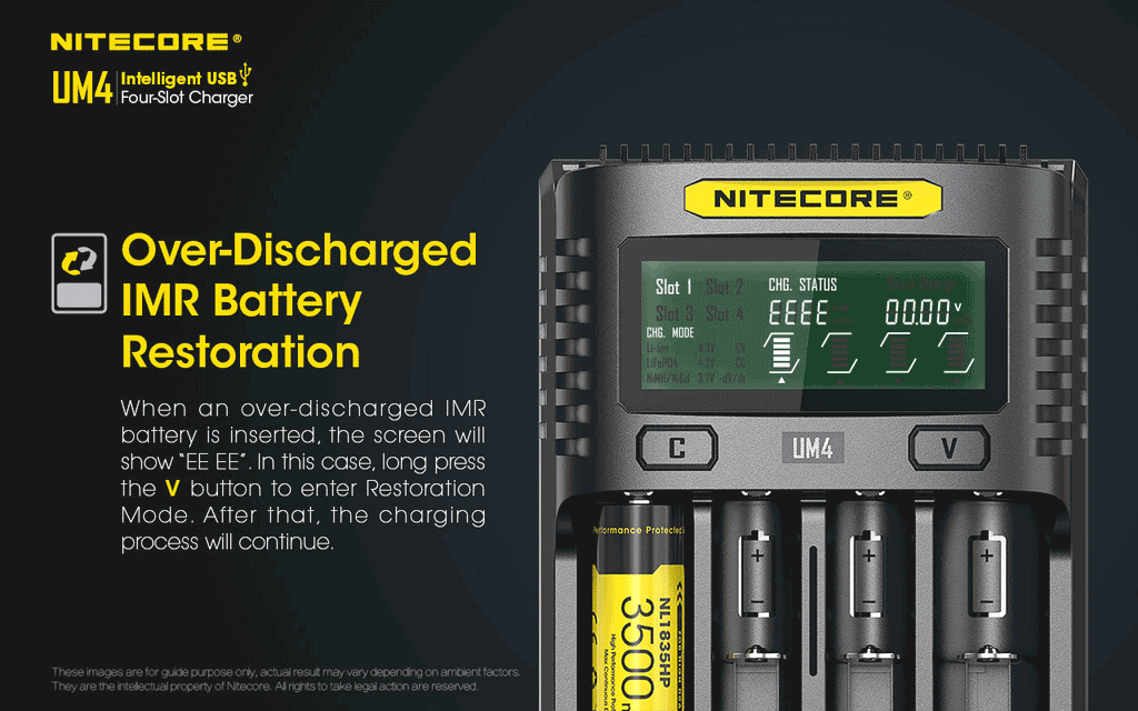 Nitecore Rechargeable Battery Charger