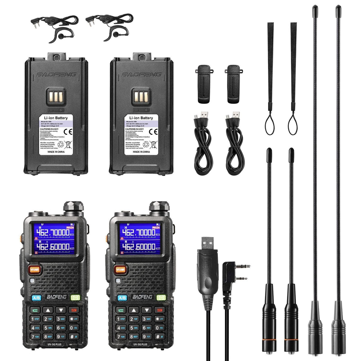 Baofeng 8W GMRS Handheld Radio Pair