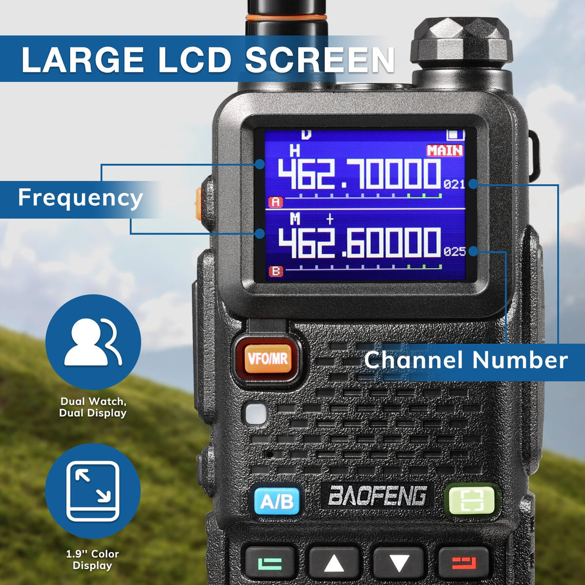 Baofeng 8W GMRS Handheld Radio Pair