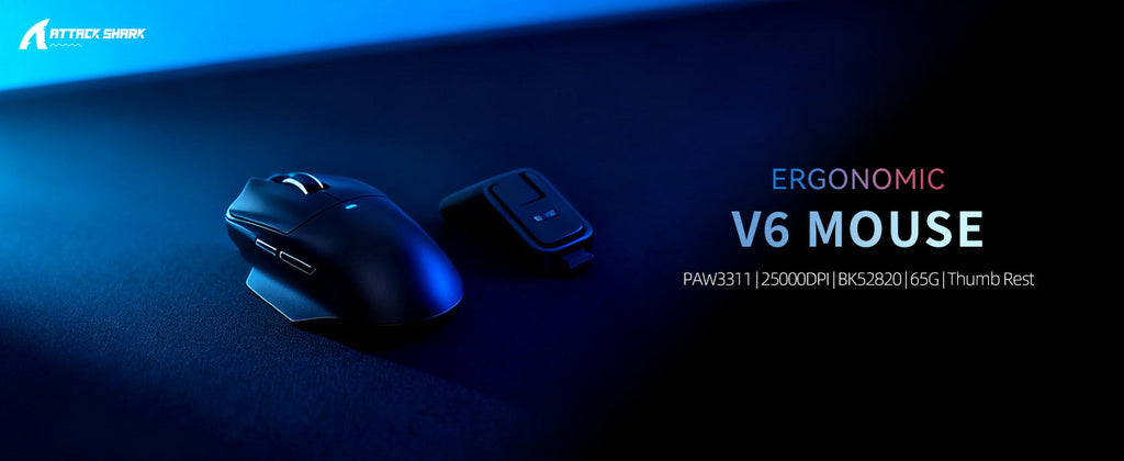 ATTACK SHARK Wireless Gaming Mouse