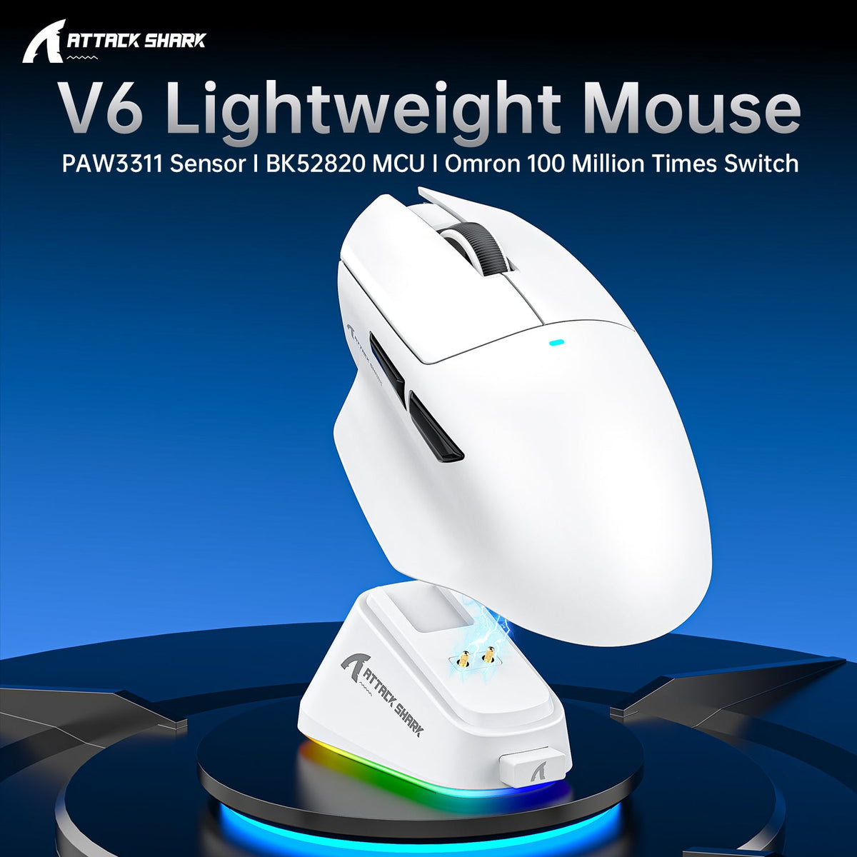 ATTACK SHARK Wireless Gaming Mouse