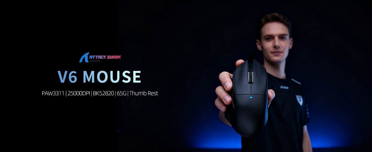 ATTACK SHARK Wireless Gaming Mouse