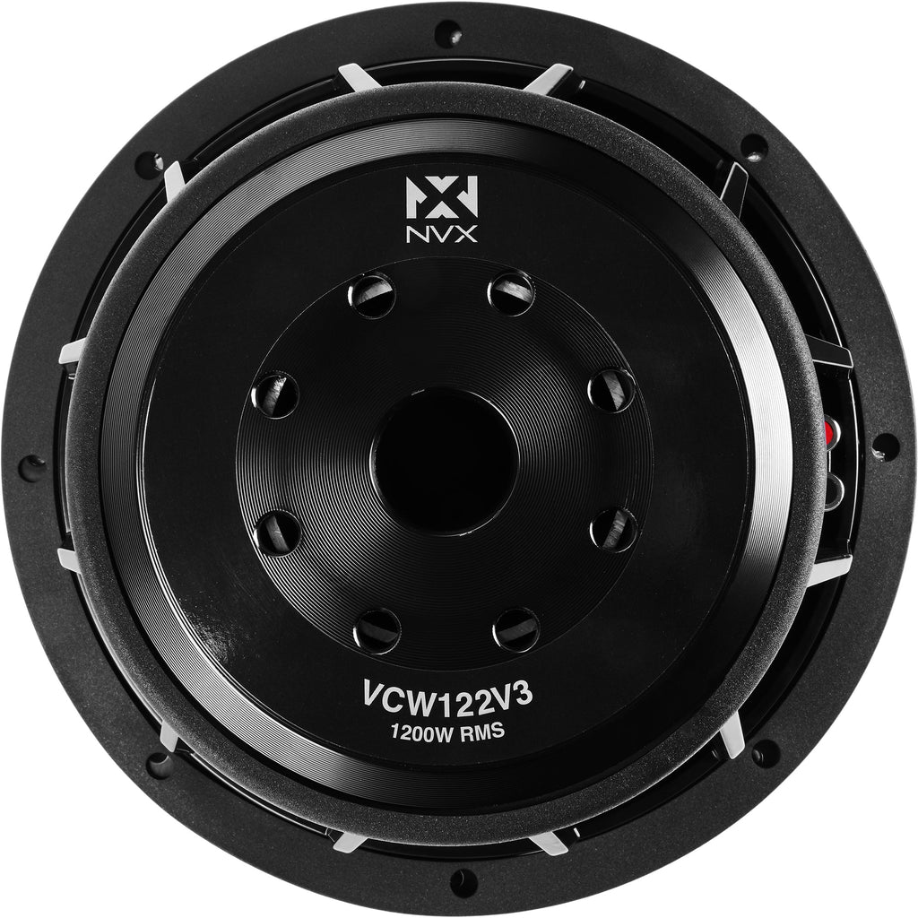 NVX 12-Inch Dual 2-Ohm Car Subwoofer