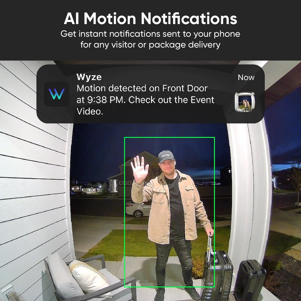 Wyze 2K Wired Video Doorbell