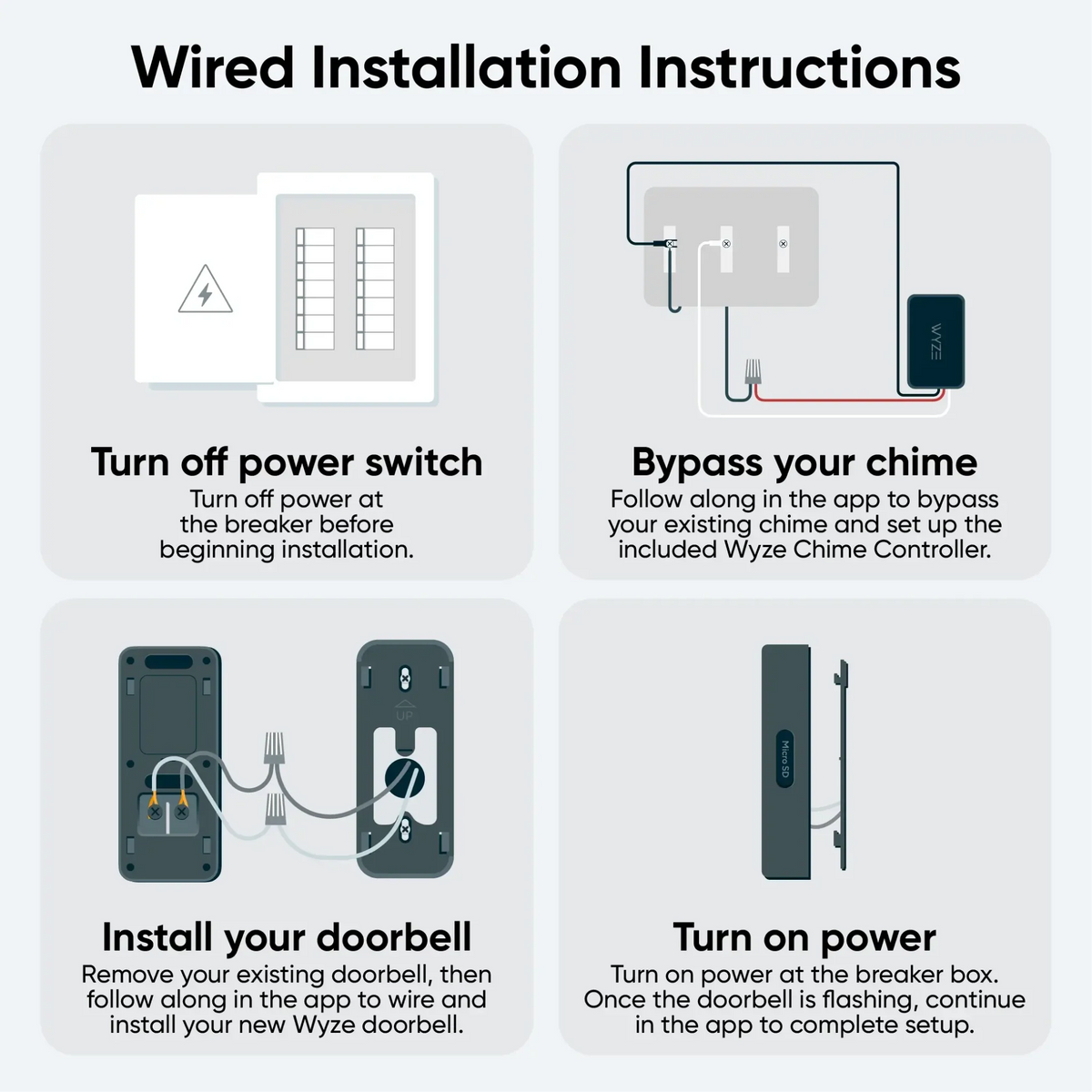 Wyze 2K Wired Video Doorbell