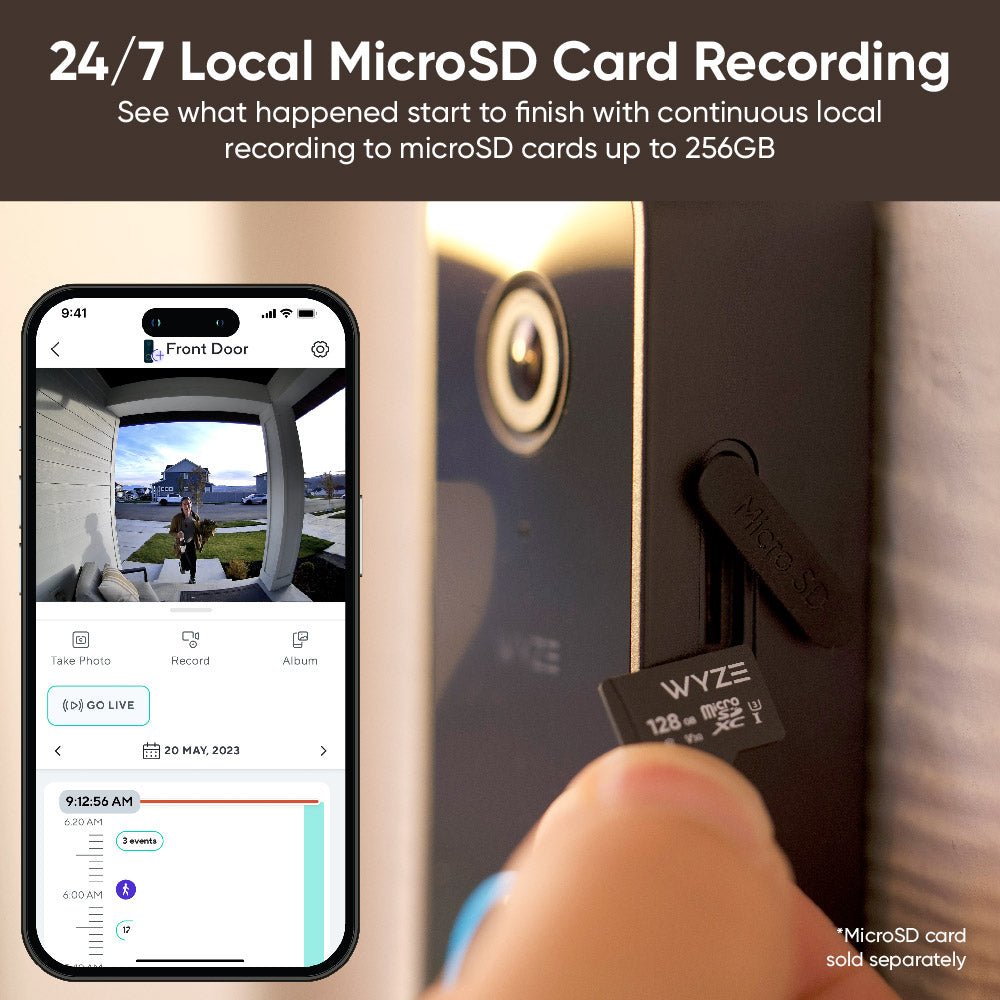 Wyze 2K Wired Video Doorbell