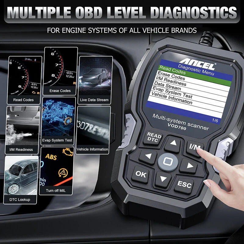 ANCEL Volvo OBD2 Diagnostic Scanner