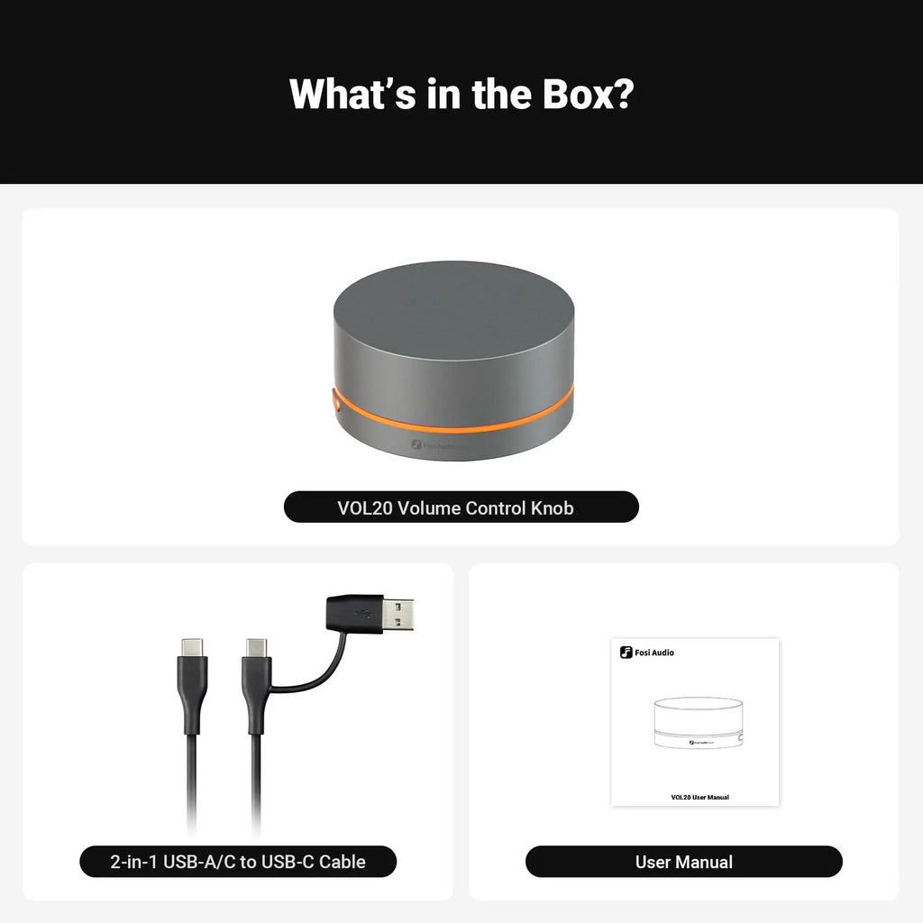 Fosi Audio Desktop Multimedia Volume Controller