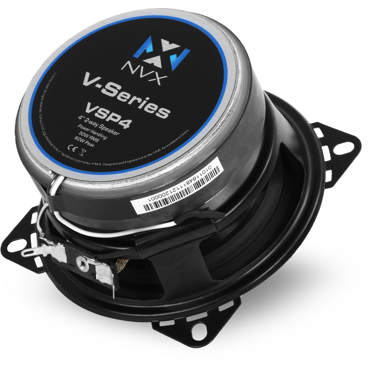NVX 4-Inch Coaxial Car Speaker Pair