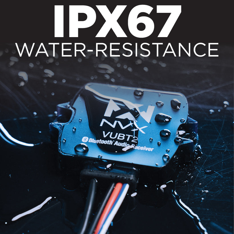 NVX Waterproof Bluetooth Audio Receiver