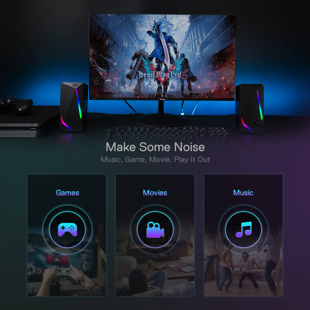 Redragon Desktop Computer Speakers