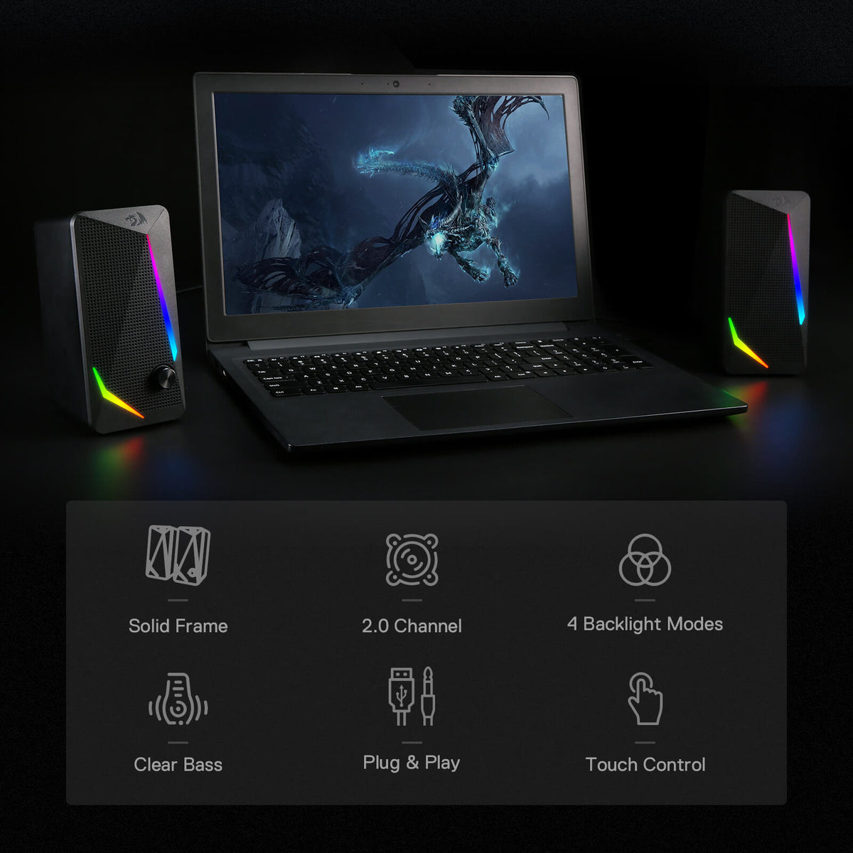 Redragon Desktop Computer Speakers