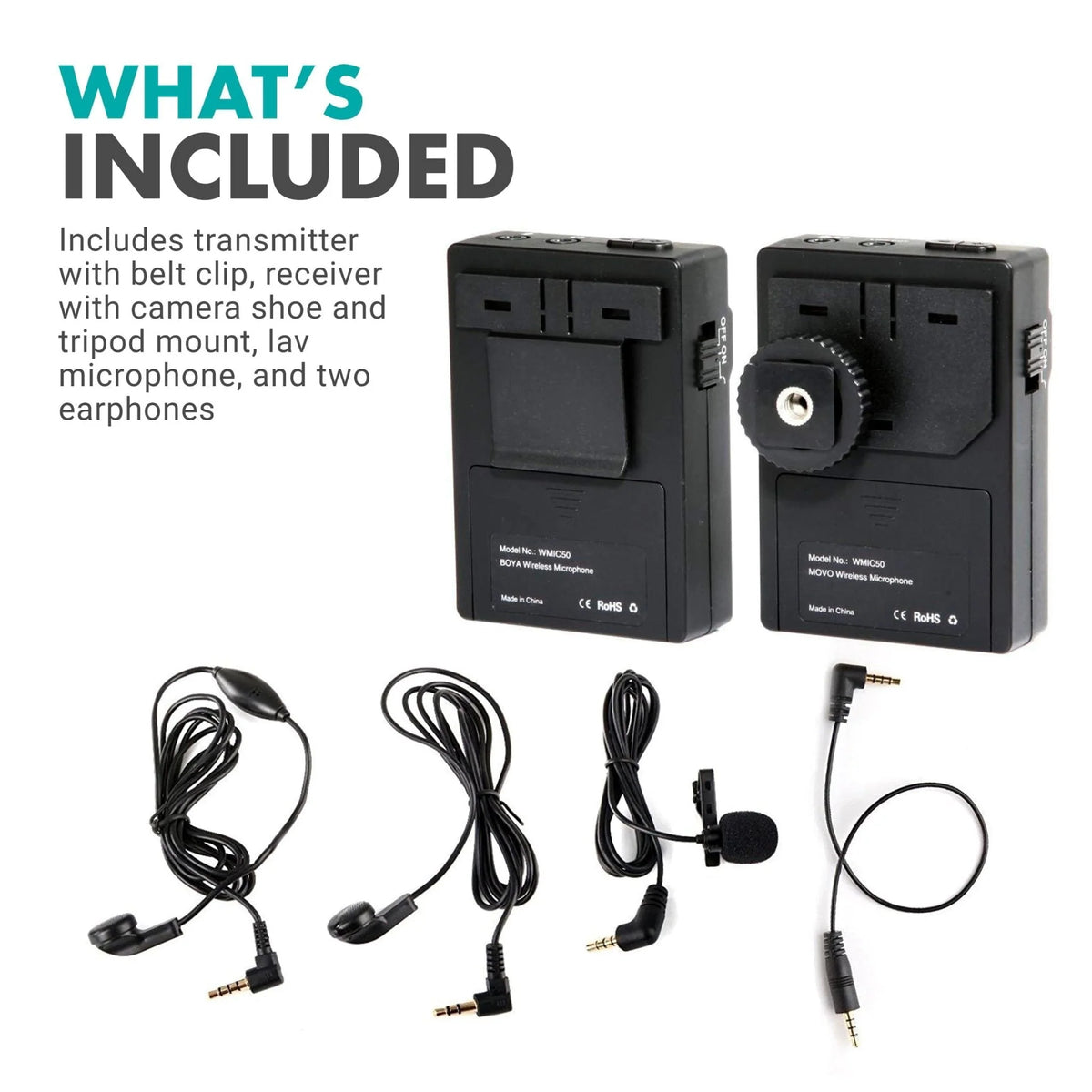 Movo Wireless Microphone System