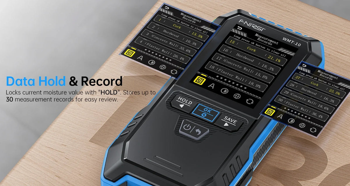 FNIRSI Pinless Moisture Meter