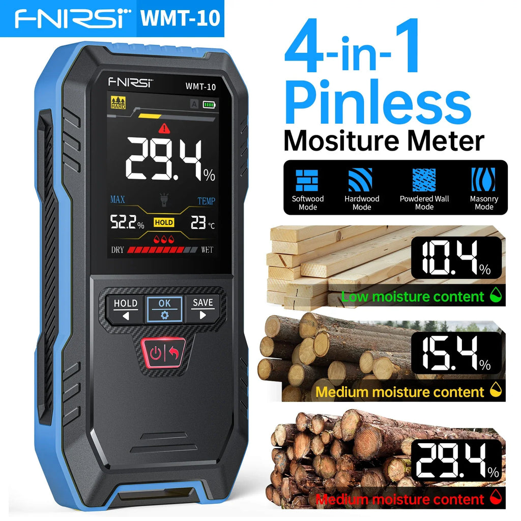 FNIRSI Pinless Moisture Meter