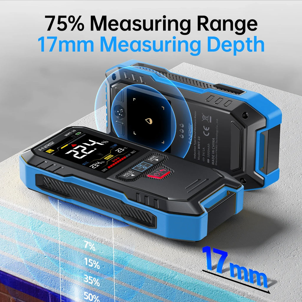 FNIRSI Pinless Moisture Meter