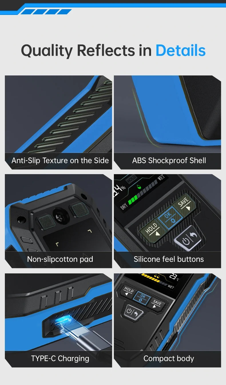 FNIRSI Pinless Moisture Meter